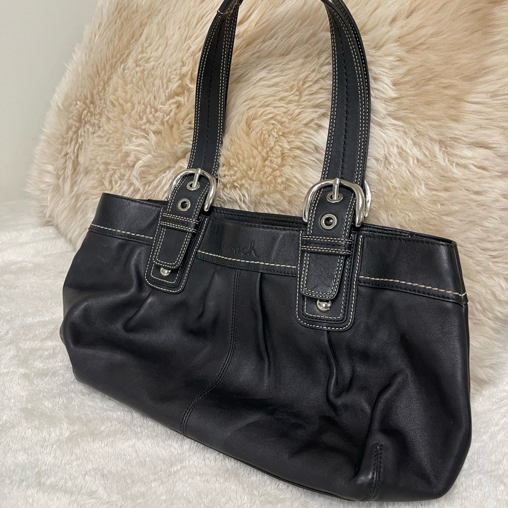 Black Vintage Coach Purse